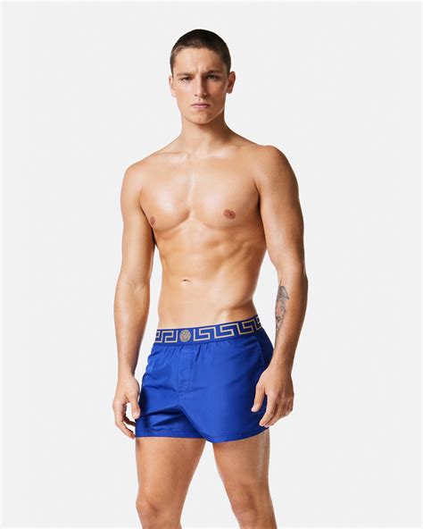 versace swim shorts fake|greca border swim shorts.